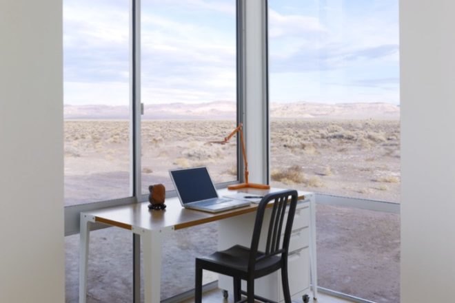 Rondolino Residence, Nottoscale, desert architecture, prefab home, prefab, nevada, energy efficient home
