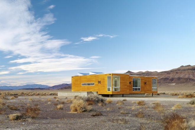 Rondolino Residence, Nottoscale, desert architecture, prefab home, prefab, nevada, energy efficient home
