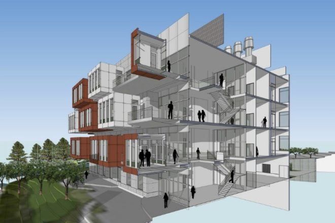 Sanford Consortium, Fentress Architects, eco laboratory, green building, la jolla, san diego, research facility, leed gold