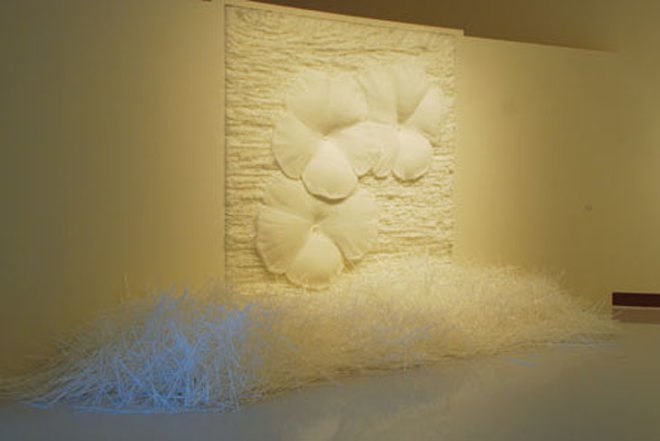Green Home decor,Decorative Objects,Art,korean art,plastic drinking straw,big scale art,straw installation,philadelphia art gallery,human sex and power