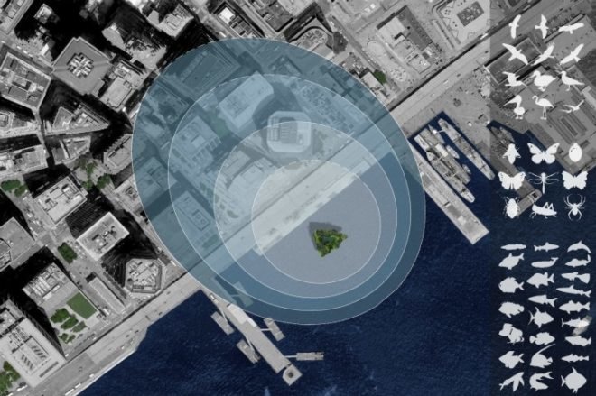 Sea Tree, Waterstudio.nl, floating habitat, animal preserve, floating structure, protected reserve