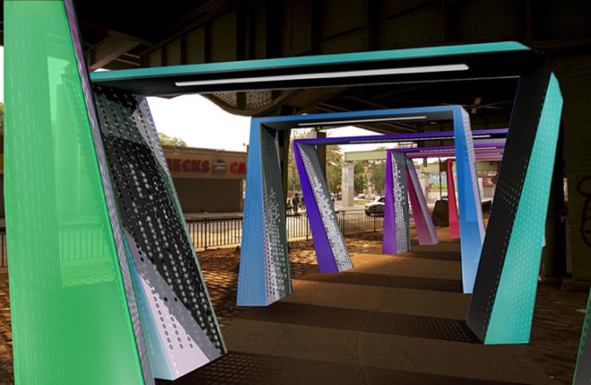 green design, eco design, sustainable design, SIlent Lights, Kickstarter, interactive LED lights, Smith and 9th, public art, interactive art