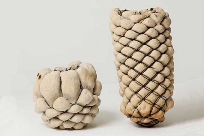 Green Products,New Materials,Decorative Objects,DIY,Art,bread objects,israeli design,Bezalel Art and Design Academy,Tel Aviv University,ephemeral objects,sand,flour,water,earth,string,macrame,biodegradable objects