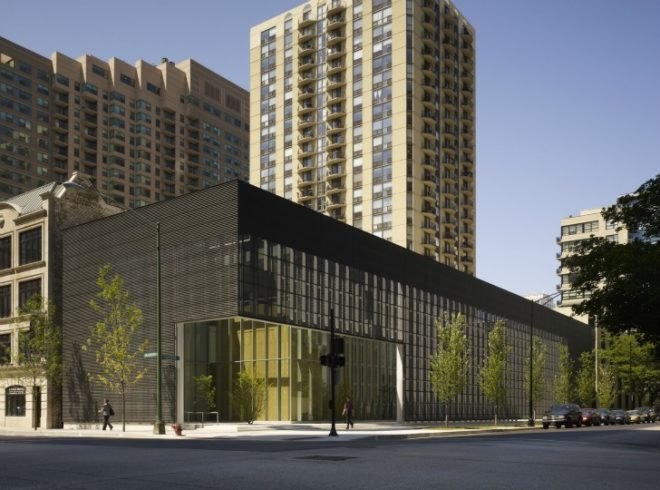 The Poetry Foundation, John Ronan, green building, rain screen, chicago, green roof, daylighting,