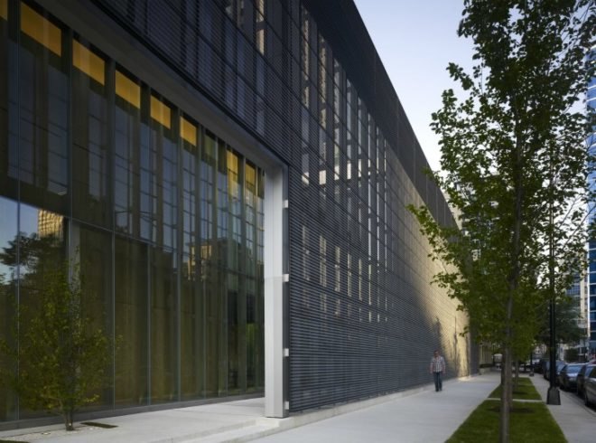 The Poetry Foundation, John Ronan, green building, rain screen, chicago, green roof, daylighting,