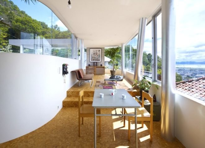 Kimihiko Okada, Toda House, Hiroshima, Japan, Wraparound House, Perched on Stilts, Green Design, sustainable design, eco design, green building, natural ventilation, small footprint, daylighting, sustainable development, residence