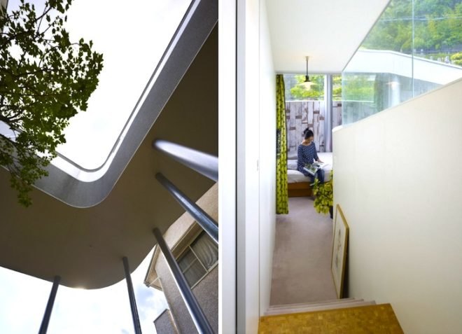 Kimihiko Okada, Toda House, Hiroshima, Japan, Wraparound House, Perched on Stilts, Green Design, sustainable design, eco design, green building, natural ventilation, small footprint, daylighting, sustainable development, residence