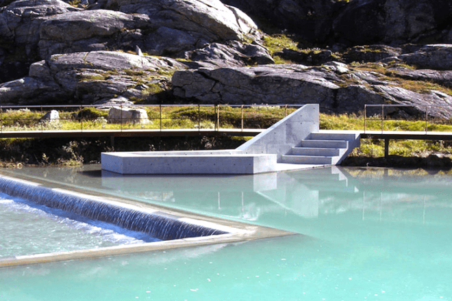 Norwegian Public Roads Administration, national tourist routes, korten steel, Norway, Trollstigen, Trollstigen Plateau, Reiulf Ramstad, korsten steel, minimalist design, green roof, nature, Rauma council, walkways, platforms, green design, sustainable design, eco-design