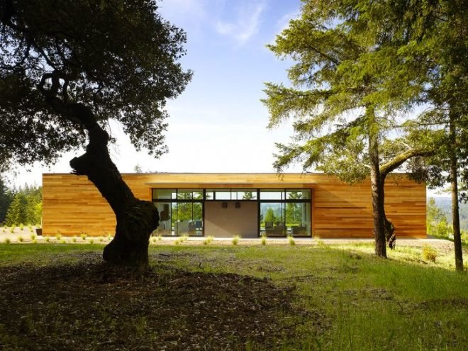 Westside Rd Residence, Dowling Studios, leed platinum home, green home, eco home, healdsburg, california