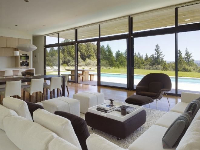 Westside Rd Residence, Dowling Studios, leed platinum home, green home, eco home, healdsburg, california