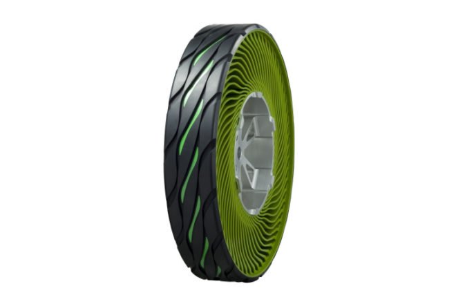Bridgestone, Airless Tires, air-free concept, tokyo motor show, cars, automotive, green transportation, recycled materials, green tech, green cars