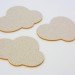 Happy Cloud Coasters, Barefoot Dynasty, New Zealand, coasters, cork, cork oak, Portuguese, sustainable materials, natural materials, green materials, eco-design, sustainable design, green design