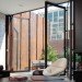 green design, eco design, sustainable design, Dean and Wolf Architects, Tribeca, Manhattan, Inverted Warehouse/Townhouse, converted warehouse, interior courtyard, glass curtain