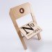 folding chair, la firme, montreal, wooden chair, label chair, customizable seat, russian birch chair