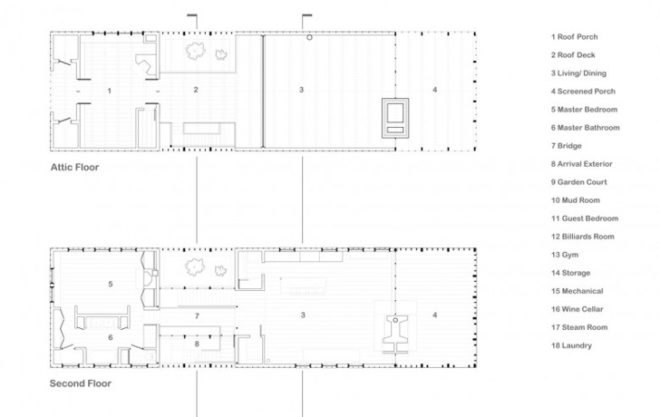 green design, eco design, sustainable design, Leroy Street STudio, Louver House, louver skin, long island, barn residence, lap pool, wood shop, roof garden