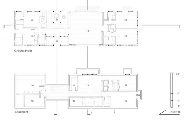 green design, eco design, sustainable design, Leroy Street STudio, Louver House, louver skin, long island, barn residence, lap pool, wood shop, roof garden