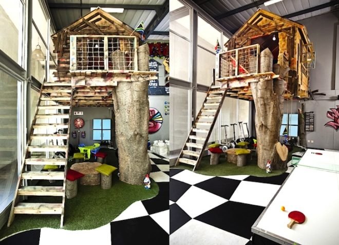 Missing Link, Orchestrated Chaos, green design, sustainable design, eco-design, south africa, johannesburg, recycled materials, treehouse, dead tree, 6 ton treehouse, scrap yards, upcycled design, presentation, interior design, office design