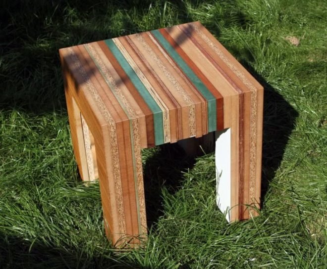 tristan titeux, re-cut furniture, salvaged wood, recycled wood, recycled materials, sustainable design, green design, recycled wood off-cuts, green furniture, green products, sustainable furniture