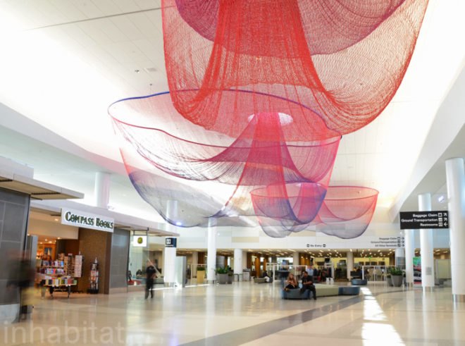 SFO Terminal 2, Terminal 2, SFO T2, green renovation, Gensler, eco airport, leed gold, airport, green design