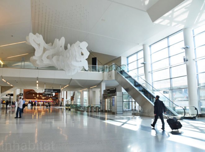 SFO Terminal 2, Terminal 2, SFO T2, green renovation, Gensler, eco airport, leed gold, airport, green design