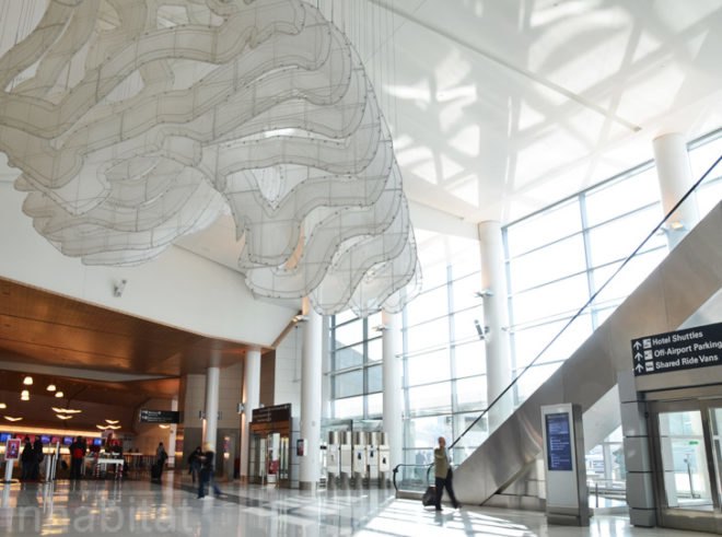 SFO Terminal 2, Terminal 2, SFO T2, green renovation, Gensler, eco airport, leed gold, airport, green design