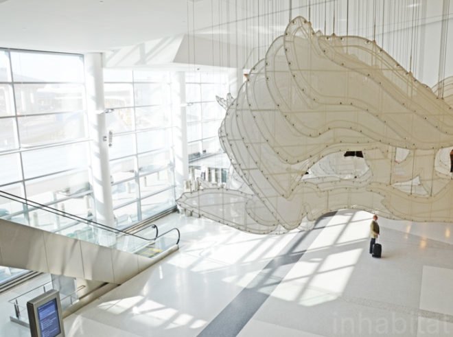 SFO Terminal 2, Terminal 2, SFO T2, green renovation, Gensler, eco airport, leed gold, airport, green design