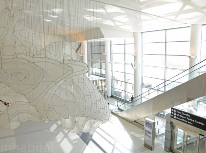 SFO Terminal 2, Terminal 2, SFO T2, green renovation, Gensler, eco airport, leed gold, airport, green design