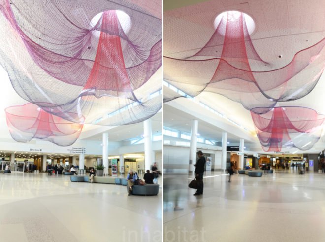 SFO Terminal 2, Terminal 2, SFO T2, green renovation, Gensler, eco airport, leed gold, airport, green design