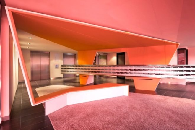 Vivida, hawthorn, swinburne university, australia, green design, sustainable design, eco design, energy footprint, energy efficiency, daylighting, sustainable architecture, rothe lawman, student dorms, modular, existing site, thermal performance, bicycle storage