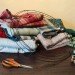 scrap fabric, holiday wreath, christmas, diy easy projetcs, how to, instructions, upcycled, remnant, eco, sustainable, recycled, gift, crafts, holiday wreaths, diy wreath, hot to make a wreath, fabric wreaths, diy fabric wreaths, eco wreaths, diy holiday projects, diy christmas projects
