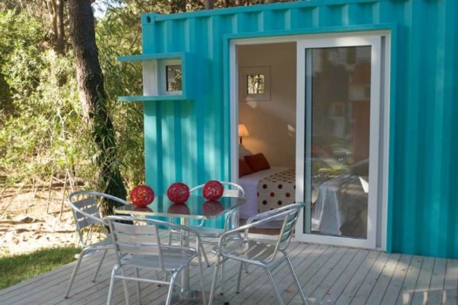 alterra resort, pinamar, argentina, eco tourism, shipping container rooms, shipping container hotel, cargotecture, glamping