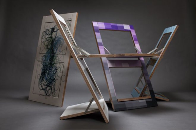 green design, eco design, sustainable design, AMBIVALENZ, STREIPS, FLAAPS, flat packed chair, flat packed table, Designers Fair 2012
