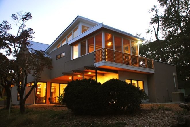 Lor Newcomer, Bork Architecture Design, USGBC, LEED, LEED Platinum, Athens, Georgia, green design, sustainable design, eco design, energy efficiency, low emissions wood fire stove, solar water heater, energy star, historic home, cottage vernacular, south, passive design, solar gain