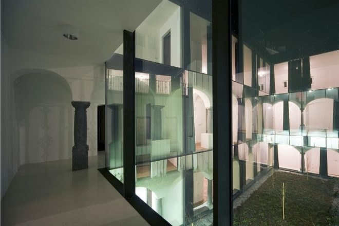Baroque Court Apartments, OFIS Architects, Ljubljana, Slovenia, historic renovation, daylighting, green renovation, eco apartments
