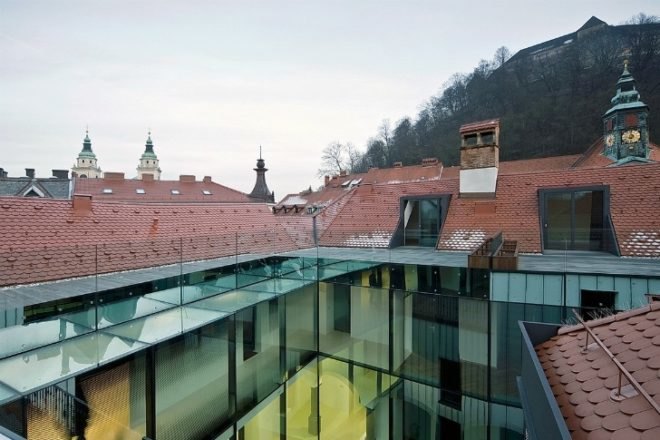 Baroque Court Apartments, OFIS Architects, Ljubljana, Slovenia, historic renovation, daylighting, green renovation, eco apartments