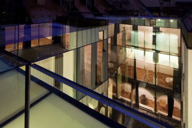 Baroque Court Apartments, OFIS Architects, Ljubljana, Slovenia, historic renovation, daylighting, green renovation, eco apartments