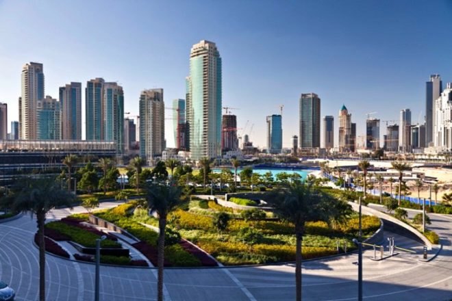 Burj Khalifa Tower Park, SWA, dubai, john wong, burj khalifa, burj dubai, tallest building in the world, landscape architecture