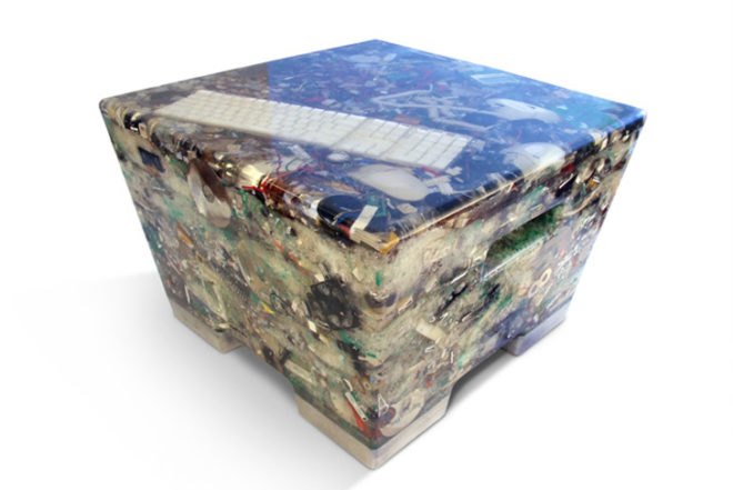 green furniture, art, Green Products, Recycled Materials, chilean design, rodrigo alonso, electronic waste, recycled seats, epoxy resin, recycled aluminum, functional art piece, electro-trash, computers waste