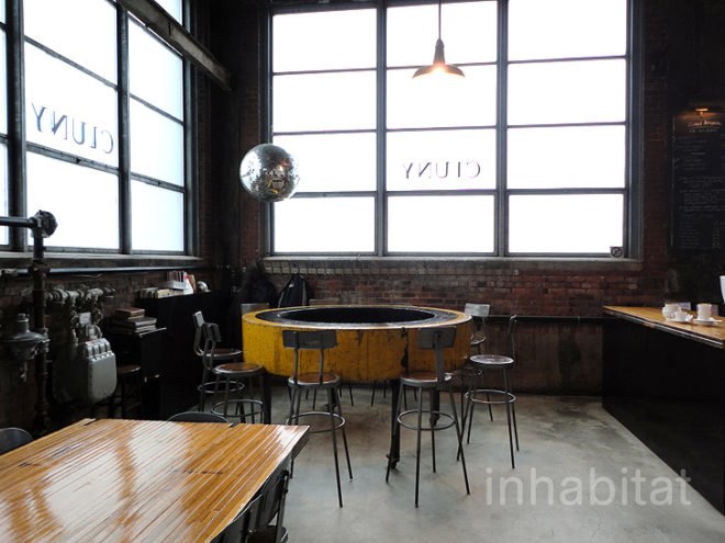 green design, eco design, sustainable design, Cluny, Old Montreal, Darling Foundry, adaptive reuse, reclaimed materials, salvaged materials, living wall, edible garden