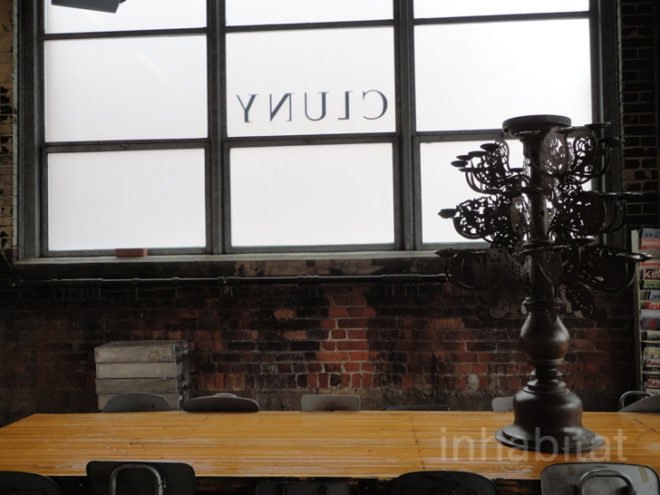 green design, eco design, sustainable design, Cluny, Old Montreal, Darling Foundry, adaptive reuse, reclaimed materials, salvaged materials, living wall, edible garden