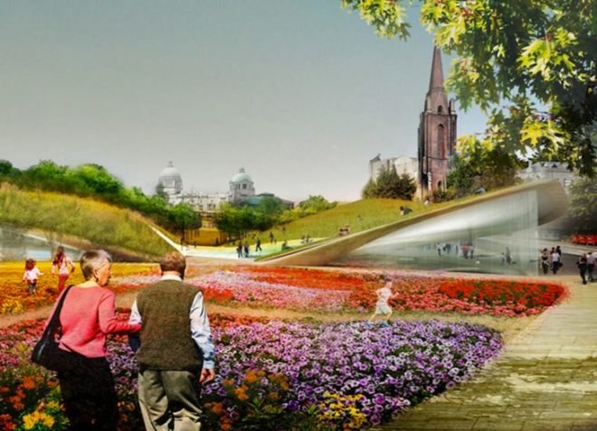 Granite Web, DS+R Architects, Diller Scofidio + Refro, high line, new york, scotland, urban revitalization, urban park, cultural center, foster & partners, green design, aberdeen, scotland, eco design, sustainable design