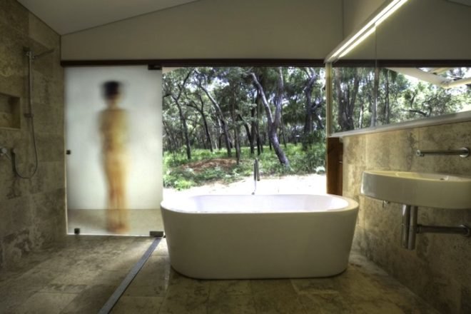 Simon Laws, The Drew House, Anthill Construction, green design, sustainable design, eco design, sleeping pods, parabolic sleeping pods, passive design, prefab construction, daylighting, rainwater harvesting, solar energy, photovoltaics, parabolic pods, insulation
