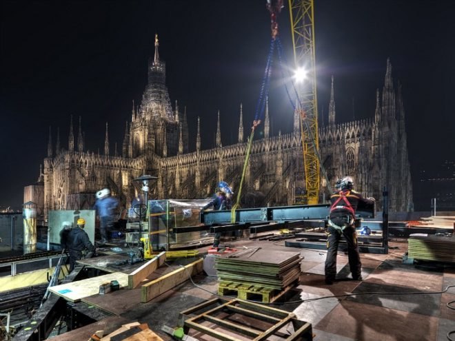 Electrolux Cube, Milano, Park Associati, the cube, mobile restaurant, eco restaurant, prefab design