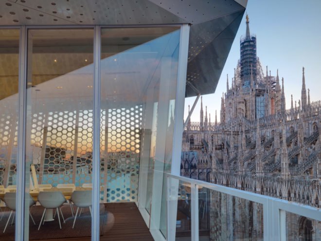 Electrolux Cube, Milano, Park Associati, the cube, mobile restaurant, eco restaurant, prefab design