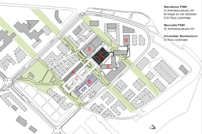 Faculty of Science Building C, Rudy Uytenhaak, university of amsterdam, amsterdam science park, daylighting