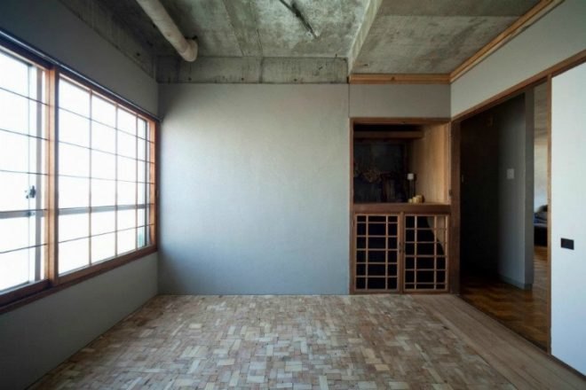Floor of Atsumi, 403architecture, timber offcuts, reclaimed wood, recycled wood, recycled wood floor, green floor, green interior