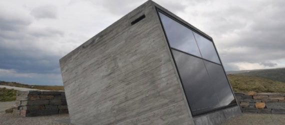 Flotane, LJB, norway, Aurlandsfjellet, solar power, rest stop, bathroom, zero energy, self sufficient rest stop