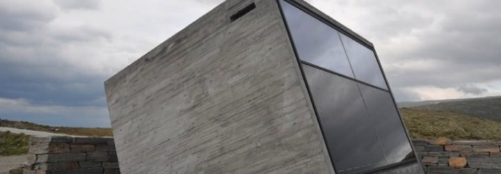 Flotane, LJB, norway, Aurlandsfjellet, solar power, rest stop, bathroom, zero energy, self sufficient rest stop