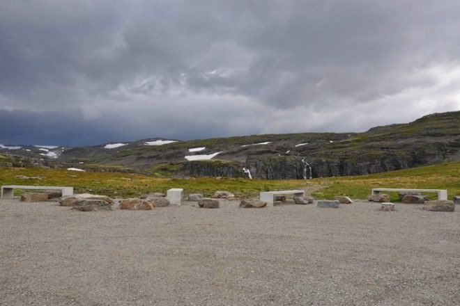 Flotane, LJB, norway, Aurlandsfjellet, solar power, rest stop, bathroom, zero energy, self sufficient rest stop