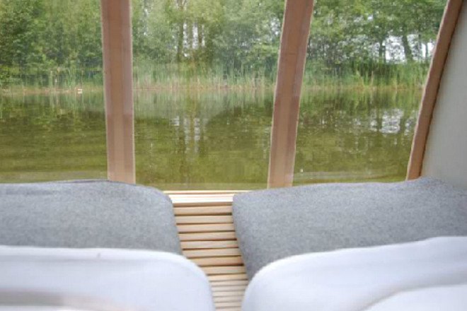 Free Floating, Marijn Beije, floating eco lodge, mini eco lodge, mini cabin, floating cabin